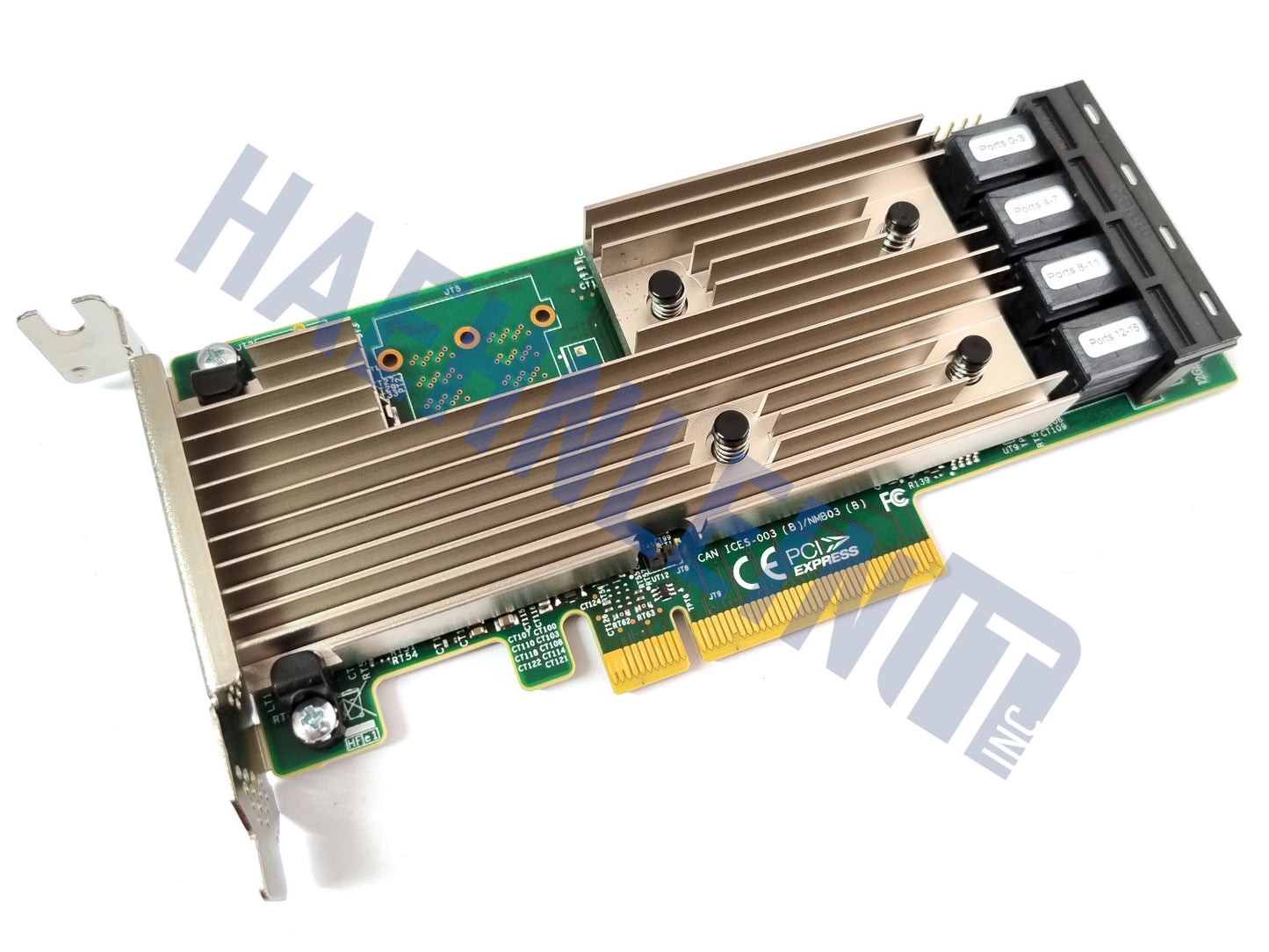 Broadcom LSI 9305-16i SATA / SAS HBA Controller RAID 12Gbps PCIe x8 Avago IT FW
