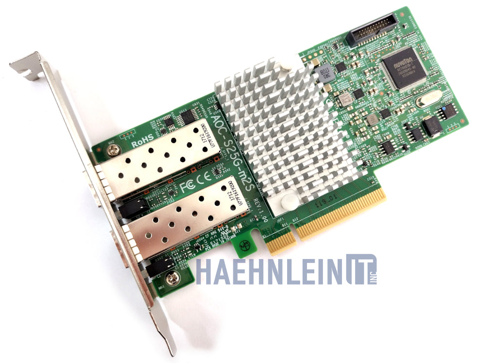 Supermicro AOC-S25G-M2S 25GBe SFP28 Dual Port Server Adapter ConnectX-4 LX EN