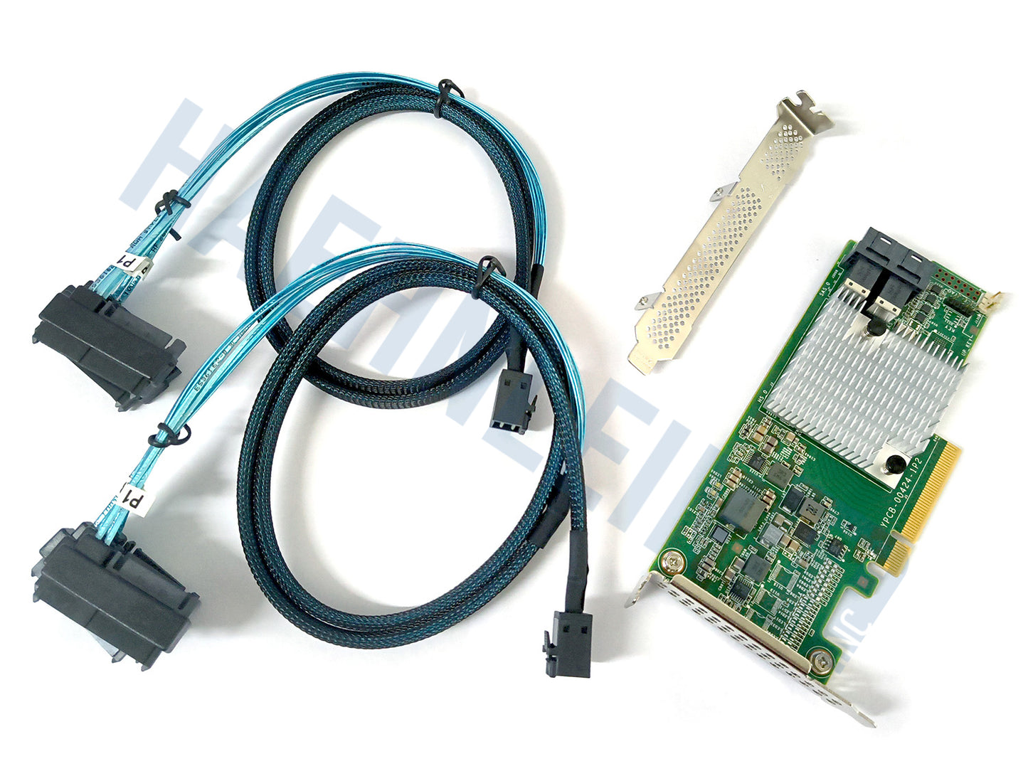 Inspur LSI 9300-8i SATA / SAS HBA Controller IT Mode 12Gb PCIe x8 + 2 SAS cables
