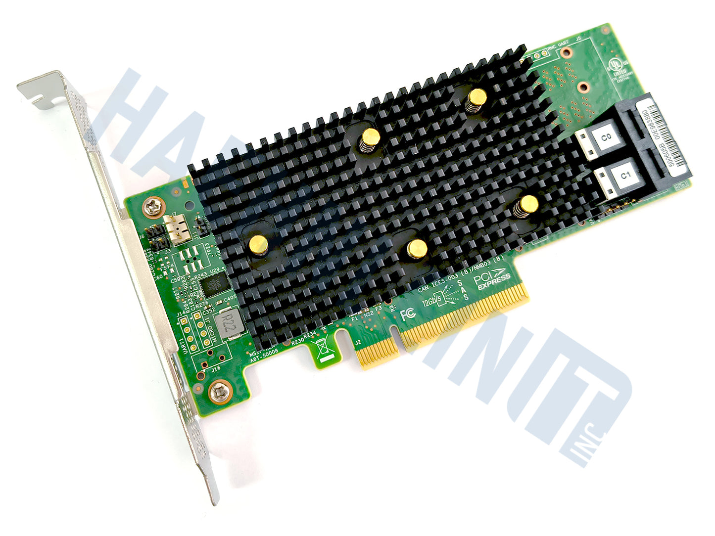 Broadcom LSI 9400-8i SATA SAS Host Bus Adapter HBA 12G P24 IT-Mode + 2 cables