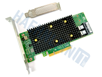 Broadcom LSI 9400-8i SATA SAS Host Bus Adapter HBA 12G P24 IT-Mode + 2 cables