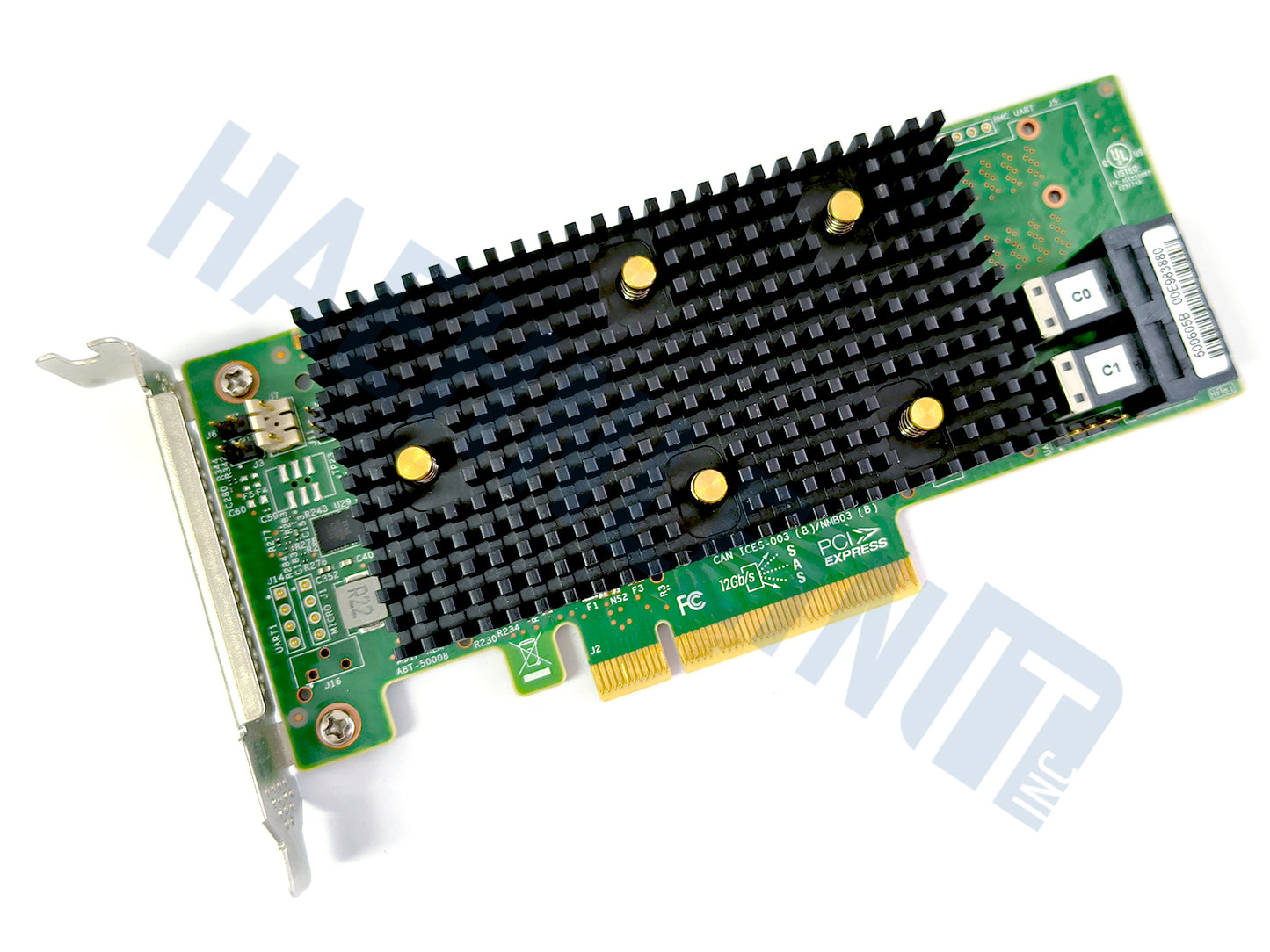 Broadcom LSI 9400-8i SATA SAS Host Bus Adapter HBA 12G P24 IT-Mode + 2 cables