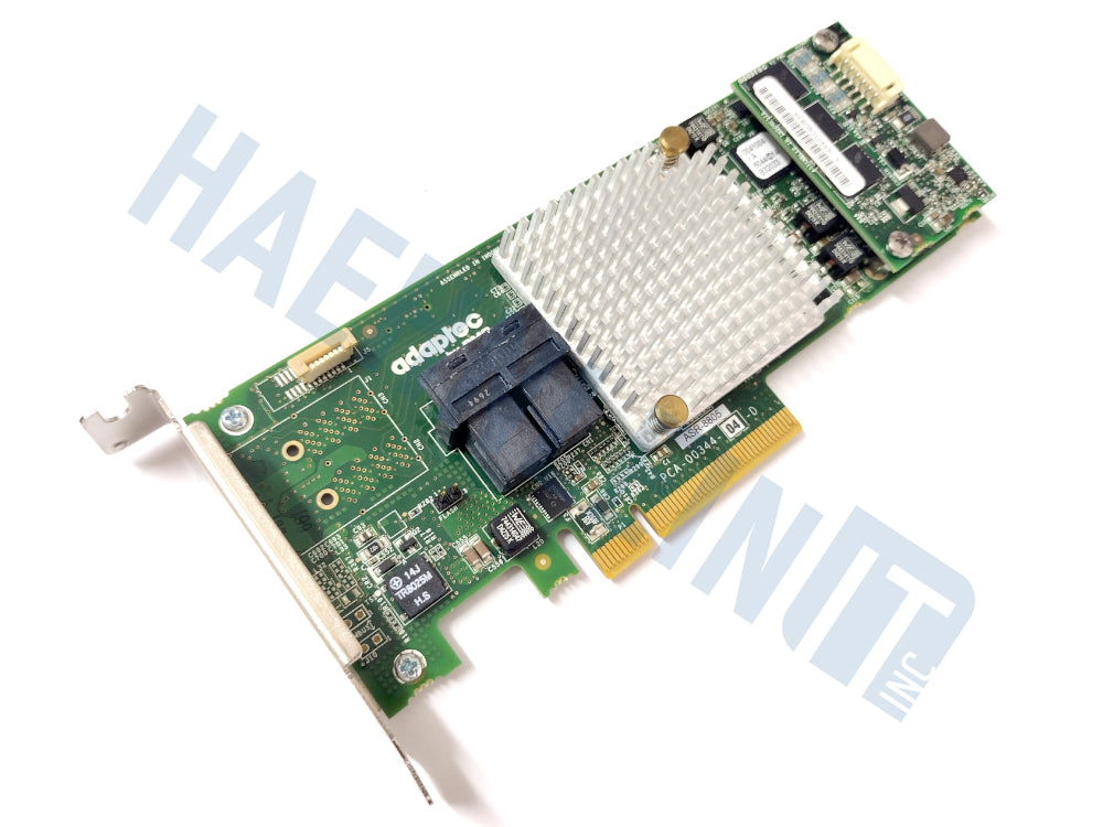 Adaptec 8805 8-port SATA / SAS RAID Controller 12G PCIe x8 3.0 1GB incl. BBU