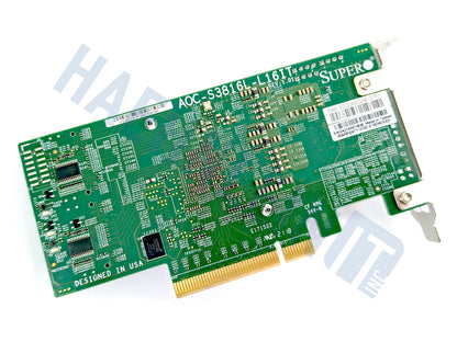 Supermicro AOC-S3816L-L16IT SATA SAS HBA 9500-16i 12G IT-Mode