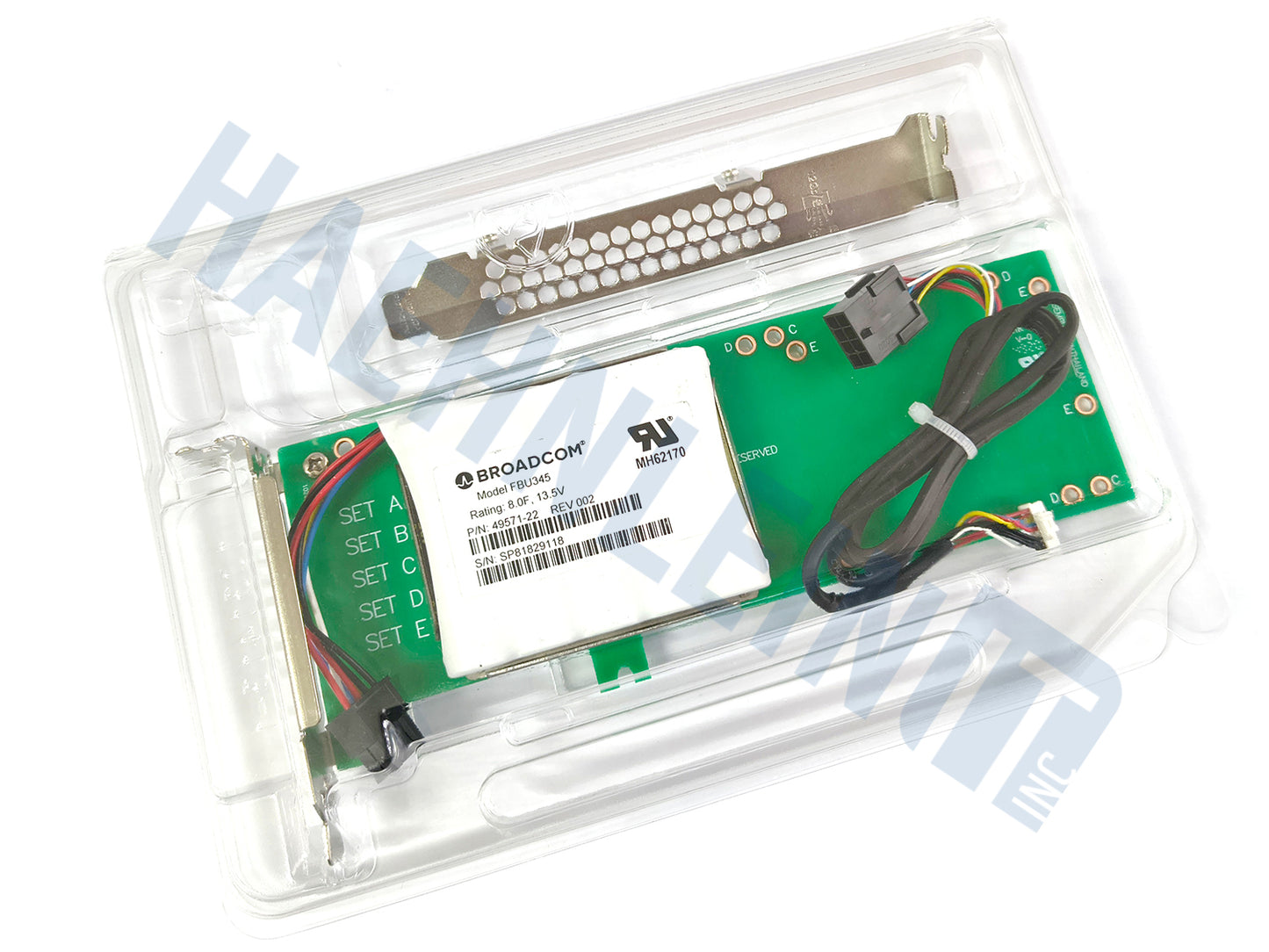 Broadcom CVPM05 Cachevault Supercap With Remote Mounting Bracket LSI Megaraid 9460- 8i 16i 930-8i 7.6F 13.5V