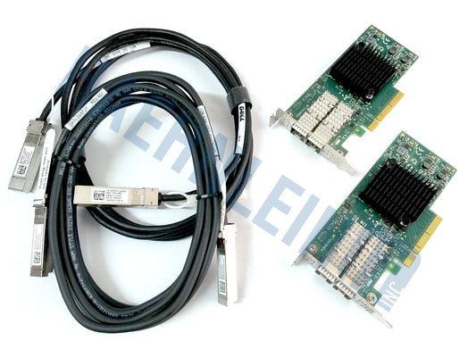 25Gbe Networking Kit OEM Mellanox ConnectX-4 LX CX4121A 25GB LP 2x 3m DAC
