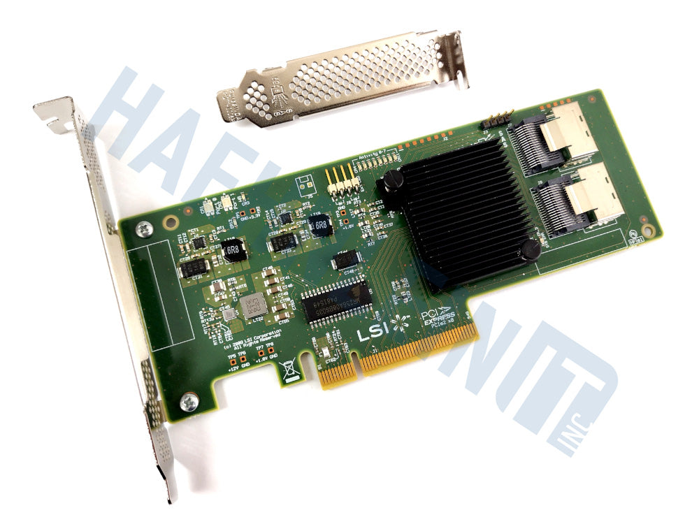 LSI Broadcom 9211-8i SAS2008 6G SATA SAS HBA PCIe x8 Avago ZFS IT
