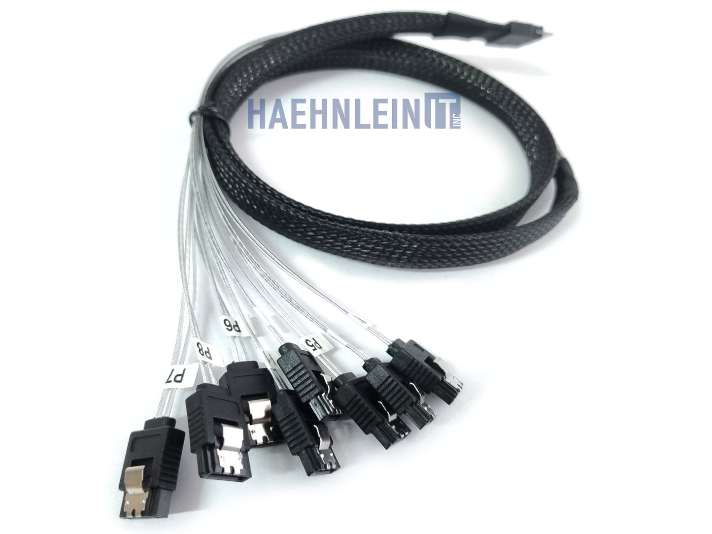 SlimSAS SFF-8654 to 8x SATA Adapter Breakout Cable 1m 3.2ft 24Gbps Slim-SAS OEM