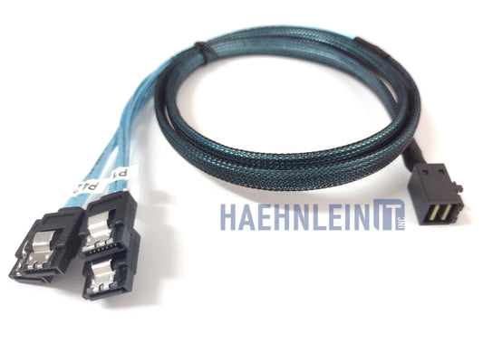 mini SAS Cable SFF-8643 to 4x SATA 1m 3ft SATA/SAS breakout cable adapter